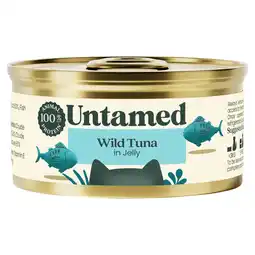 Tesco Untamed Wild Tuna in Jelly Cat Food 75G offer