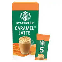 Tesco Starbucks Caramel Latte 5 X 23G offer