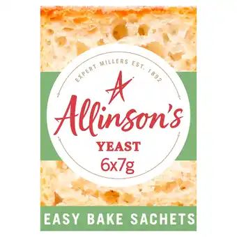 Tesco Allinson Easy Bake Yeast 6X7g offer