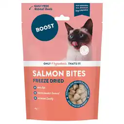 Tesco Boost Natural Treats Salmon For Cats 30g offer