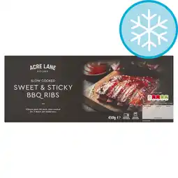 Tesco Acre Lane Kitchen Sweet & Sticky Bbq Pork Ribs 450G offer