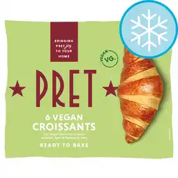 Tesco Pret A Manger Plain Vegan Croissants 360G offer