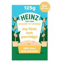 Tesco Heinz My First Oat Porridge 125g offer
