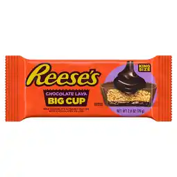 Tesco Reese's Milk Chocolate and Peanut Butter Big Cup LAVA King Size 79g offer