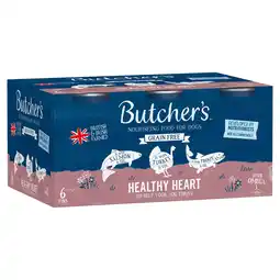 Tesco Butchers Grain Free Healthy Heart Dog Food 6X390g offer