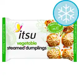 Tesco itsu vegetable steamed dumplings 168g offer