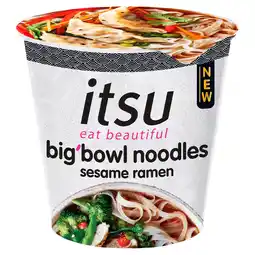Tesco Itsu Big' Bowl Noodles - Sesame Ramen 93g offer
