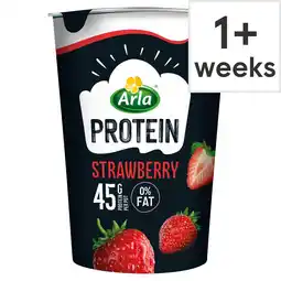 Tesco Arla Protein Strawberry Yogurt 450g offer