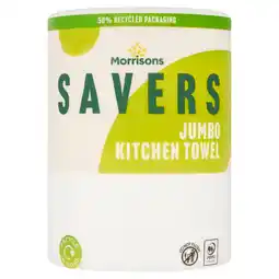 Morrisons Morrisons Savers Jumbo Kitchen Towel Roll offer