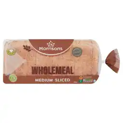 Morrisons Morrisons Wholemeal Medium Sliced Bread offer