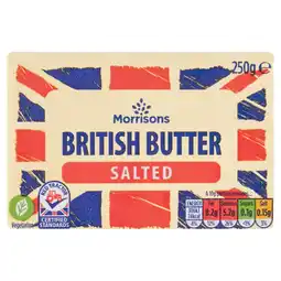 Morrisons Morrisons British Salted Butter 250g offer
