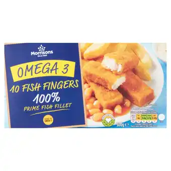 Morrisons Morrisons 10 Omega 3 Fish Fingers offer