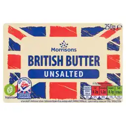Morrisons Morrisons Unsalted British Butter 250g offer