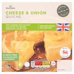 Morrisons Morrisons Cheese & Onion Quiche offer