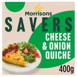 Morrisons Morrisons Savers Cheese & Onion Quiche offer