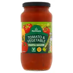 Morrisons Morrisons Tomato and Vegetable Pasta Sauce offer