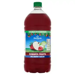 Morrisons Morrisons No Added Sugar Summer Fruits Squash offer
