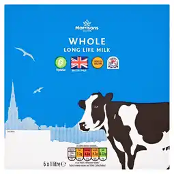 Morrisons Morrisons Long Life British Whole Milk offer