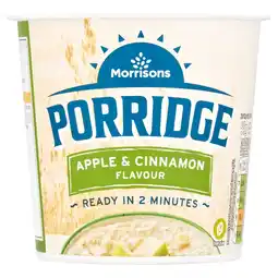 Morrisons Morrisons Apple & Cinnamon Porridge Pot offer