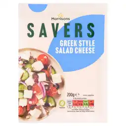 Morrisons Morrisons Savers Greek Style Salad Cheese 200g offer