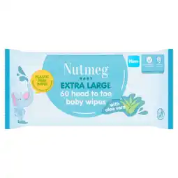 Morrisons Nutmeg XL Head To Toe Wipes offer