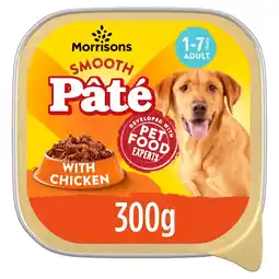 Morrisons Morrisons Dog Food Chicken Pate offer
