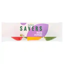 Morrisons Morrisons Savers Mixed Peppers 3 Pack offer