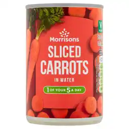 Morrisons Morrisons Sliced Carrots in Water (300g) offer