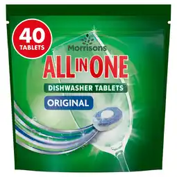 Morrisons Morrisons All In One Original Dishwasher Tablets offer