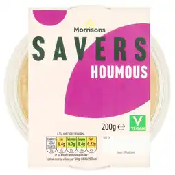 Morrisons Morrisons Savers Houmous offer