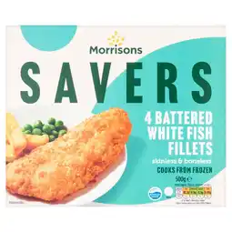 Morrisons Morrisons Savers Battered Whitefish offer
