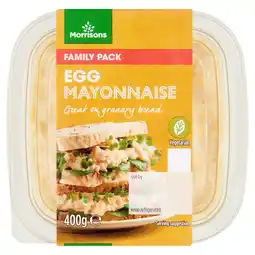 Morrisons Morrisons Egg Mayonnaise Sandwich Filler 400g offer