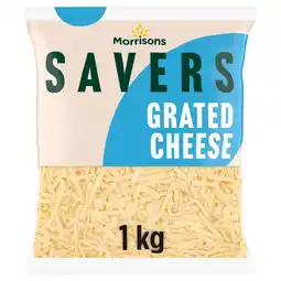 Morrisons Morrisons Savers Grated Cheese 1kg offer