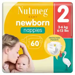 Morrisons Nutmeg Newborn Nappies Size 2 offer