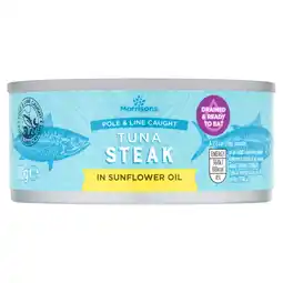 Morrisons Morrisons No Drain Tuna Steak With A Little Sunflower Oil 110g offer