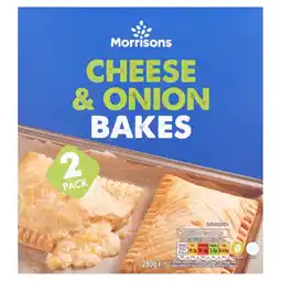 Morrisons Morrisons 2 Cheese & Onion Bakes offer