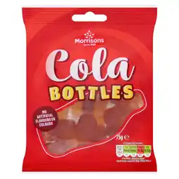Morrisons Morrisons Cola Bottles 75g offer