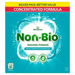 Morrisons Morrisons Non Bio Laundry Powder 80 Washes offer