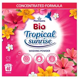 Morrisons Morrisons Bio Tropical Laundry Powder 40 Washes offer
