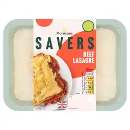 Morrisons Morrisons Savers Beef Lasagne offer