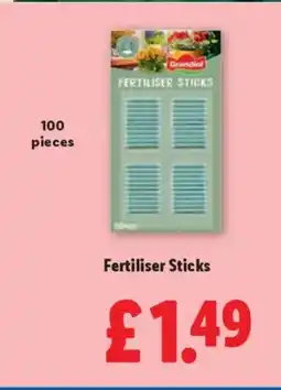 Lidl Fertiliser Sticks offer