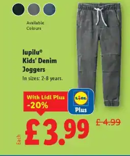 Lidl Lupilu® Kids' Denim Joggers offer