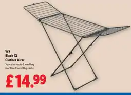 Lidl W5 Black XL Clothes Airer offer