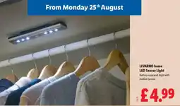 Lidl LIVARNO HOME LED Sensor Light offer