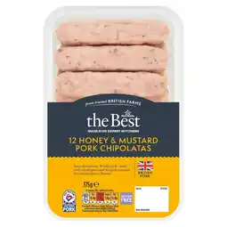 Morrisons Morrisons The Best 12 Honey & Mustard Chipolata Sausages 375g offer