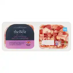Morrisons Morrisons The Best Dry Cured Air Dried Oak Smoked Bacon Lardons 160g offer