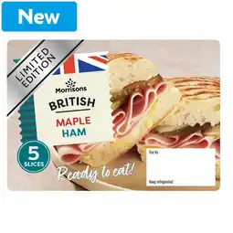 Morrisons Morrisons British Limited Edition Maple Ham offer