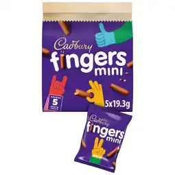 Morrisons Cadbury Mini Fingers Biscuits offer