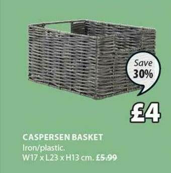JYSK Caspersen Basket offer