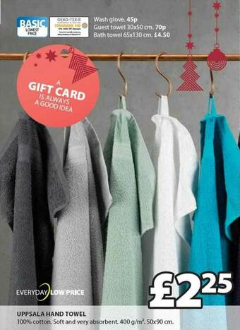 JYSK Uppsala Hand Towel offer